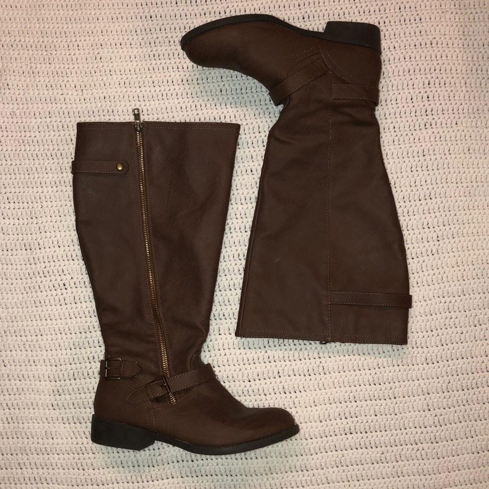 Wide calf boots